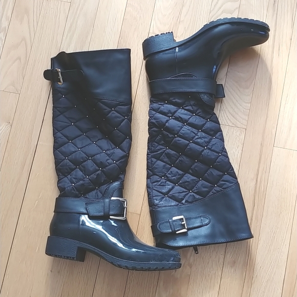 Rain boots black size 7 - Picture 2 of 8